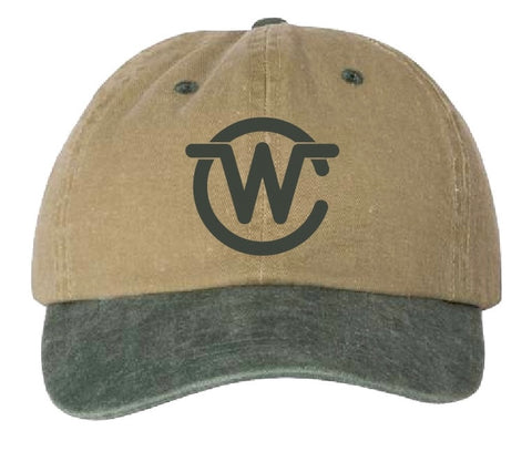 WoodCliff Hat Tan/Green