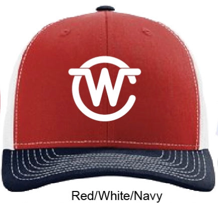 WoodCliff Hat Red/Navy