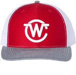 WoodCliff Hat Red/Grey